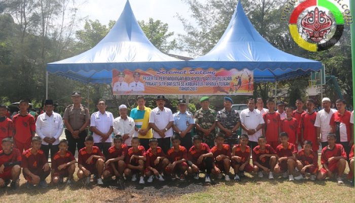 Dispora Tapteng Gelar Pertandingan Bola Volly Antar Pelajar