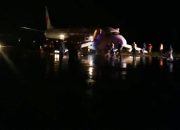 Paniknya Penumpang Pesawat Lion Air Saat Tergelincir di Gorontalo