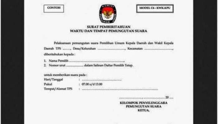 Ada 15.321 Fomulir C6 di Tapteng Yang Tidak Terdistribusikan