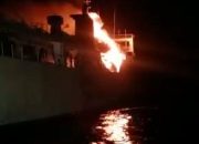 Kapal Gerbang Samudra l Terbakar, 145 Penumpang Dievakuasi