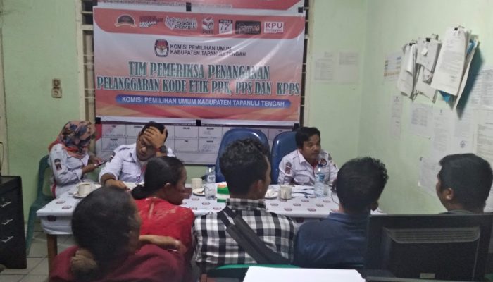 Wow, 77 Petugas KPPS Disidang KPU Tapteng Terkait Dugaan Pelanggaran