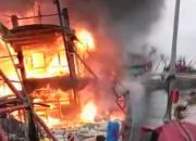 Dua ABK Meninggal Akibat Kapalnya Terbakar di Sibolga