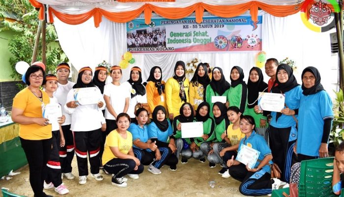 Puskesmas Kolang Gelar Perlombaan Peringati HKN ke-55 Tahun 2019