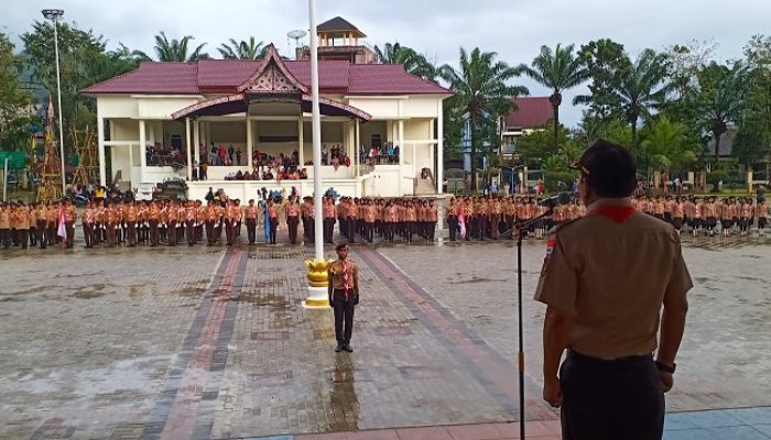 Lomba Defile Pramuka Dalam Rangka Hari Pramuka ke 58 Kota Sibolga