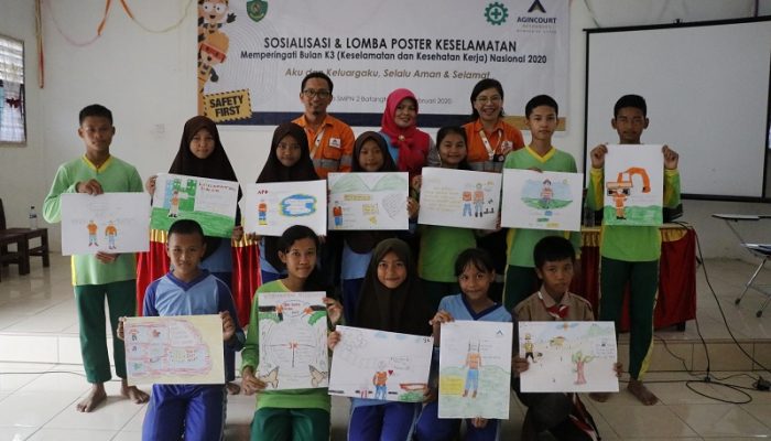 Tambang Emas Martabe Sosialisasikan Praktik Kesehatan dan Keselamatan Kerja (K3) kepada Pelajar Batangtoru