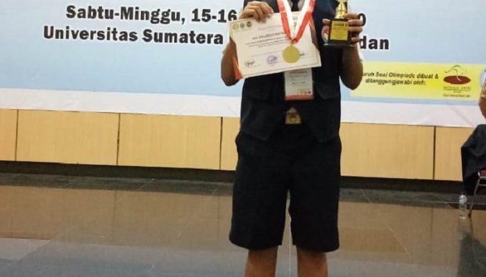 Siswa SMPN 2 Pandan Nauli Raih Medali Emas Olimpiade Sains 2020