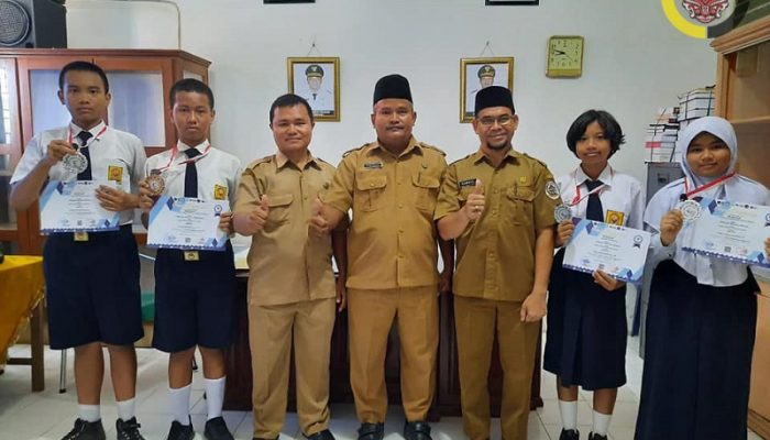 Siswa SMPN 2 Pandan Nauli Raih 3 Medali Lomba Olimpiade Sains 2020