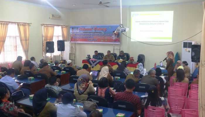 Pemkot Sibolga Gelar rapat Koordinasi Lintas Sektor Tanggulangi Covid-19