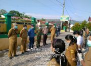 Koramil 01/Sbl dan Puskesmas Lakukan Penyemprotan Disinfektan