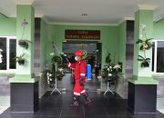 Cegah Penyebaran Virus Corona, Makorem 023/KS Disemprot Disinfektan