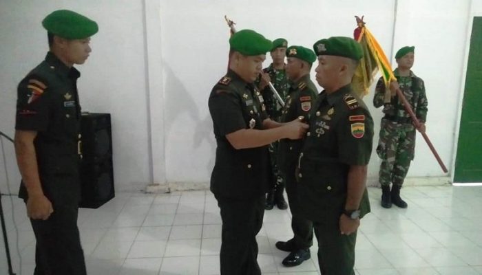 Jabatan Komandan Kompi di Jajaran Yonif 123/Raja Wali Diserah Terimakan