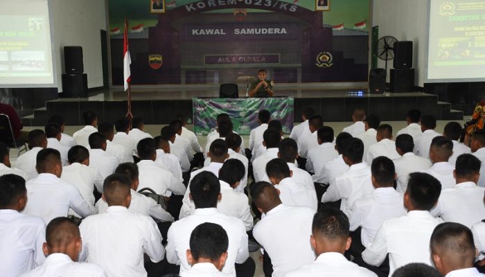 Korem 023/KS Gelar Acara Tatap Muka dengan Orang Tua Calon Tamtama 2020