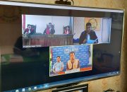 Sidang Perdana Melalui Video Conperence di Sibolga Lancar