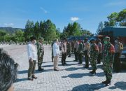 Kodim 0206/Dairi Bersama Polres Papak Bharat Gelar Apel Gelar Kesiapan