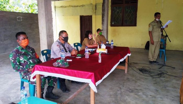 Babinsa Ramil 04/TL Dim 0206/Dairi Hadiri Pelantikan BPD Desa Lau Pakpak