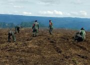 Kodim 0206/Dairi Manfaatkan 1 Hektare Lahan Kosong