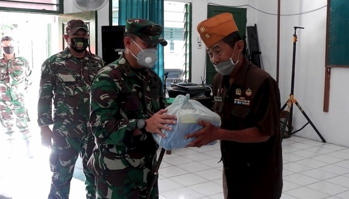 75 Veteran wilayah Sibolga-Tapteng Terima Bantuan dari Dandim