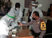 Dinkes Sibolga Ambil Sempel Cairan Personel Polisi Yang Reaktif