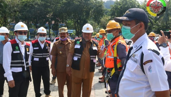 PLN Sibolga Gelar Apel Pasukan Yantek Jelang Tatanan Normal Baru