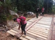 Dihari Libur Sekalipun, Tim Satgas TMMD Tetap Semangat Bekerja