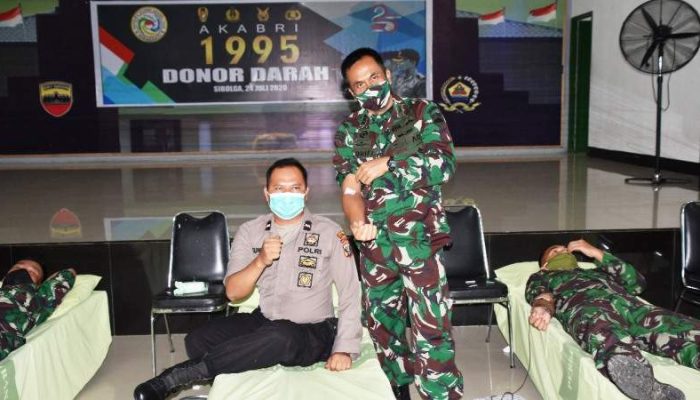 Korem 023/KS Gelar Donor Darah