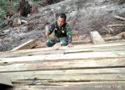 Satgas TMMD bahu membahu Membangun Jembatan di Sosorgadong