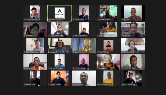 Martabe Gold Mine Sukses Gelar Journalist Zoom Sessions 2020