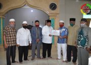 Wali Kota Serahkan Bantuan Lanjutan Pembangunan Masjid Taqwa Sibolga Rp200 Juta
