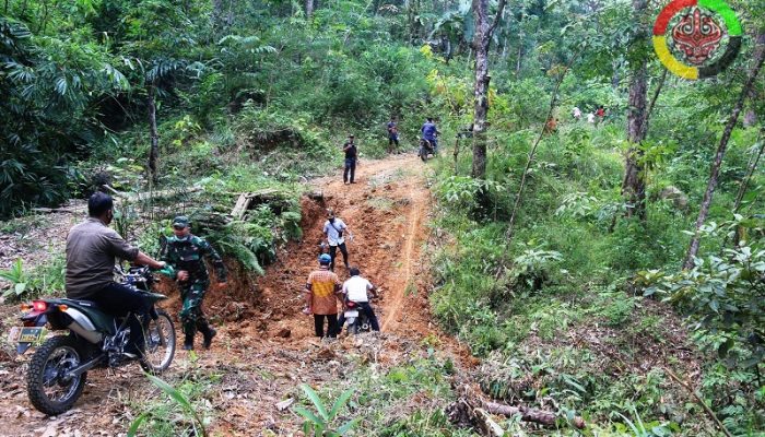 Lokasi TMMD di Desa Siantar CA Ditinjau Langsung Oleh Bupati Tapteng dan Dandim