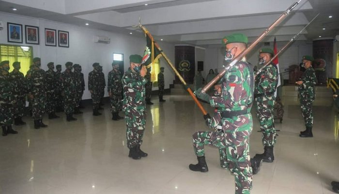 Yonif 123/Rajawali Sambut Calon Danyonif 123/Rajawali