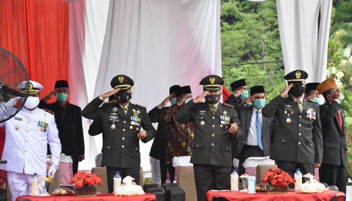 Danrem 023/KS Hadiri HUT RI ke-75 di Tapanuli Tengah