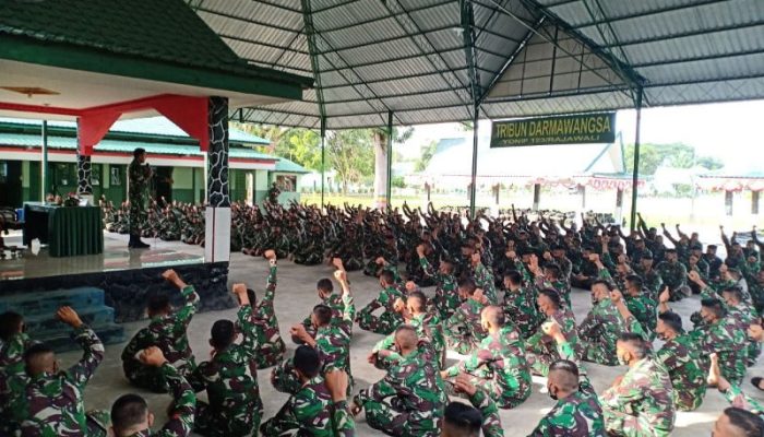 Danrem 023/KS Motivasi Prajurit Yonif 123/RW Yang Akan Latihan Uji Siap Tempur