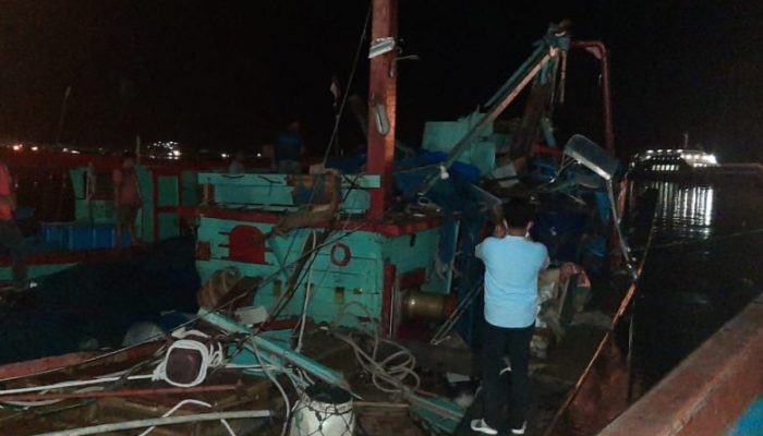 2 Kapal di Sibolga Kecelakaan, 1 ABK Tewas, 6 Luka-luka