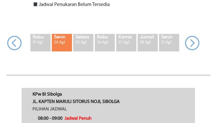 Peminat Uang Edisi Rupiah Edisi Khusus Rp75.0000 di KPw BI Sibolga Membludak