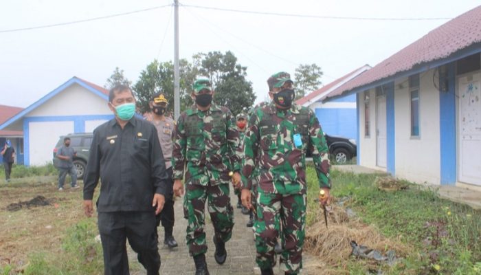 Danrem 023/KS Kunjungi Desa Terdampak Erupsi Gunung Sinabung