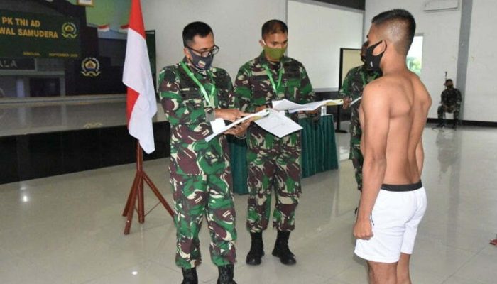Danrem 023/KS Buka Sidang Parade Caba PK TNI-AD Tahun 2020