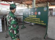 Danrem 023/KS Bersama dengan Dandim 0213/Nias Tinjau Pos COVID-19
