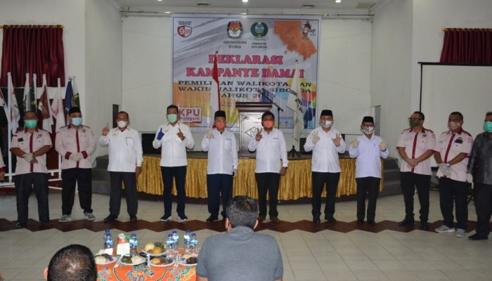 KPU Kota Sibolga Gelar Deklarasi Kampanye Damai