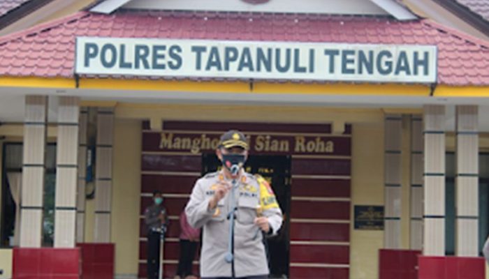 Polres Tapteng Susun Skema Pengamanan Prokes Selama Libur Panjang