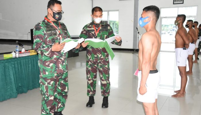 Danrem 023/KS Pimpin Sidang Parade Cata PK TNI-AD