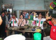 Pasangan ABADI Dijamu Makan Malam Warga Aek Habil