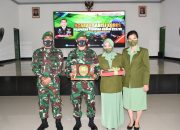 Danrem Pimpin Tradisi Korps Pelepasan Perwira Korem