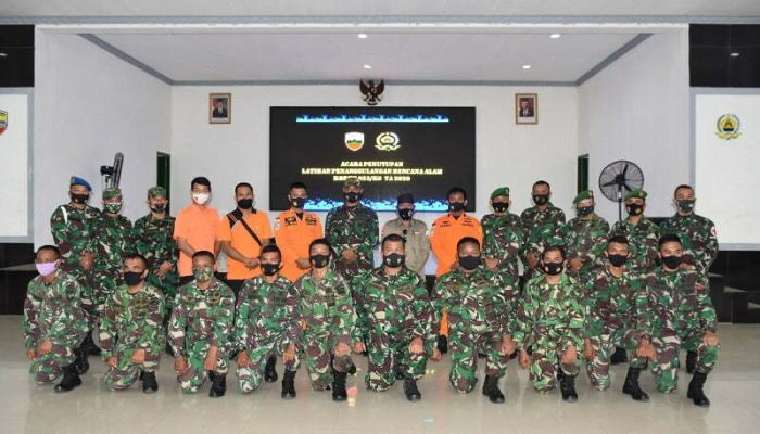 Pelatihan Bencana Alam Tahun 2020 Resmi Ditutup Danrem