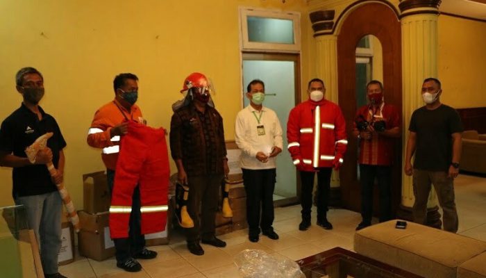 Tambang Emas Martabe Dukung Penguatan Pemadam Kebakaran dan Pemugaran Rumah Sejarah Simago-mago di Tapanuli Selatan