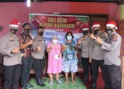 Polres Tapteng Rayakan Natal dengan Berbagi Kasih dan Bakti Sosial