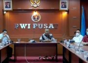 PWI Pusat dan Panitia HPN 2021 Audiensi Virtual ke Ketua MPR RI dan Menteri Koperasi UKM
