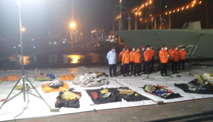 Sudah Terkumpul 45 Kantong Jenazah Selama Evakuasi Korban Sriwijaya Air SJ182