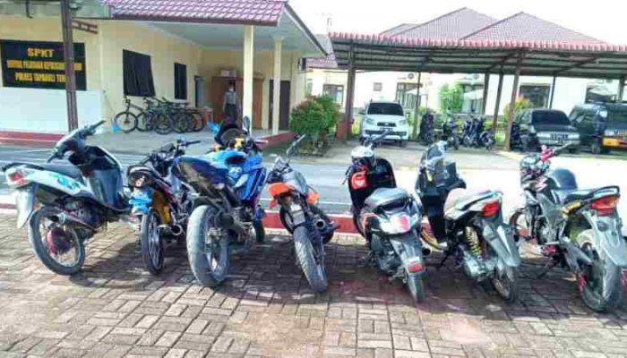 Polres Tapteng Buru dan Amankan Septor Knalpot Blong