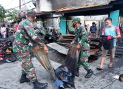 Gerak Cepat Danrem 023/KS Bantu Korban Kebakaran Sibolga