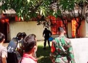 Rumah Terbakar di Desa Mela Tapanuli Tengah